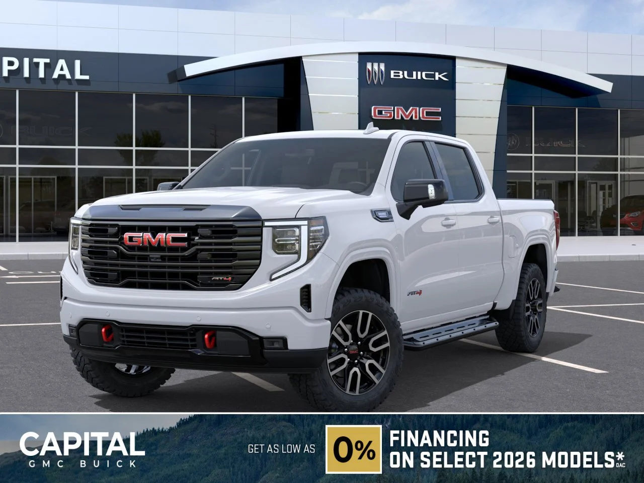 New 2026 Summit White GMC AT4 image 1