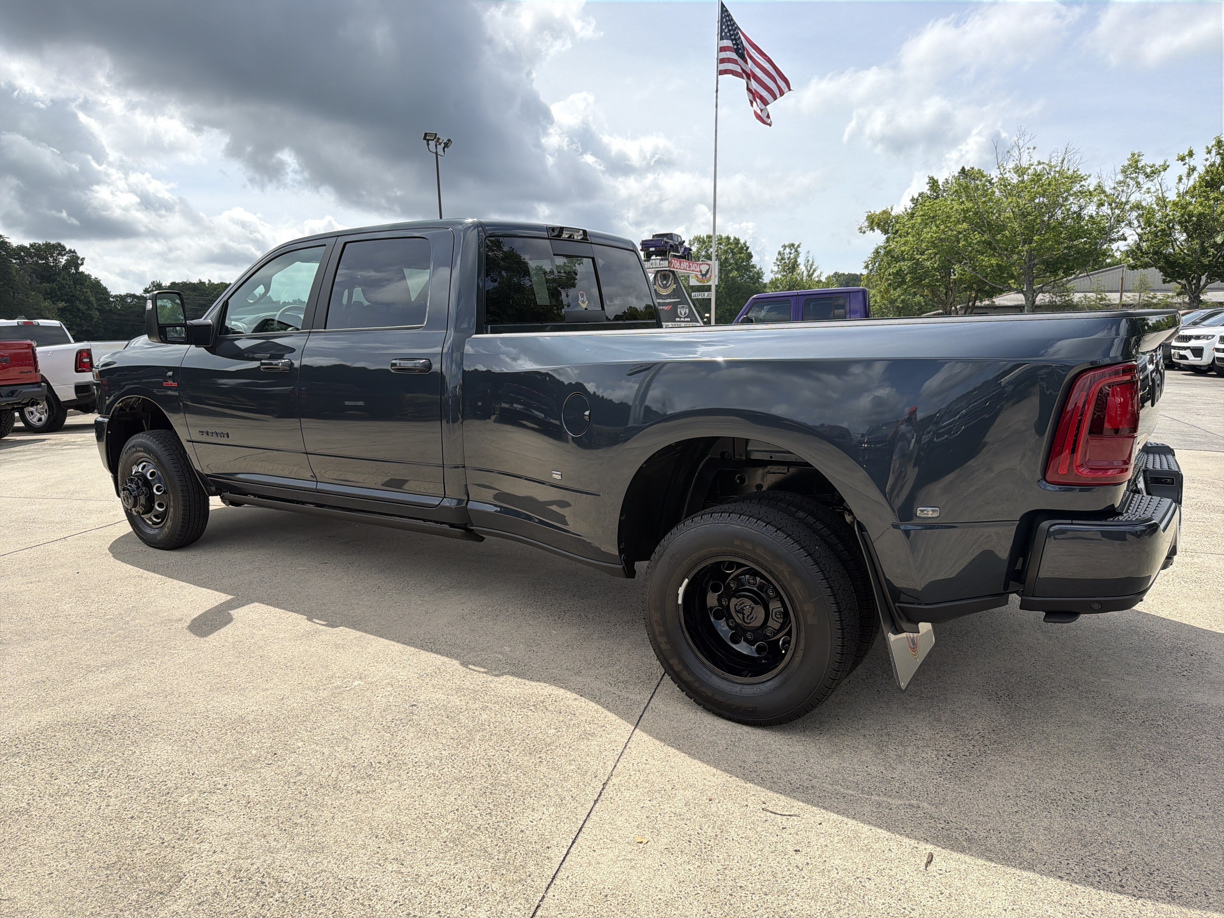 New 2026 Forged Blue Metallic Exterior Paint RAM Laramie image 5