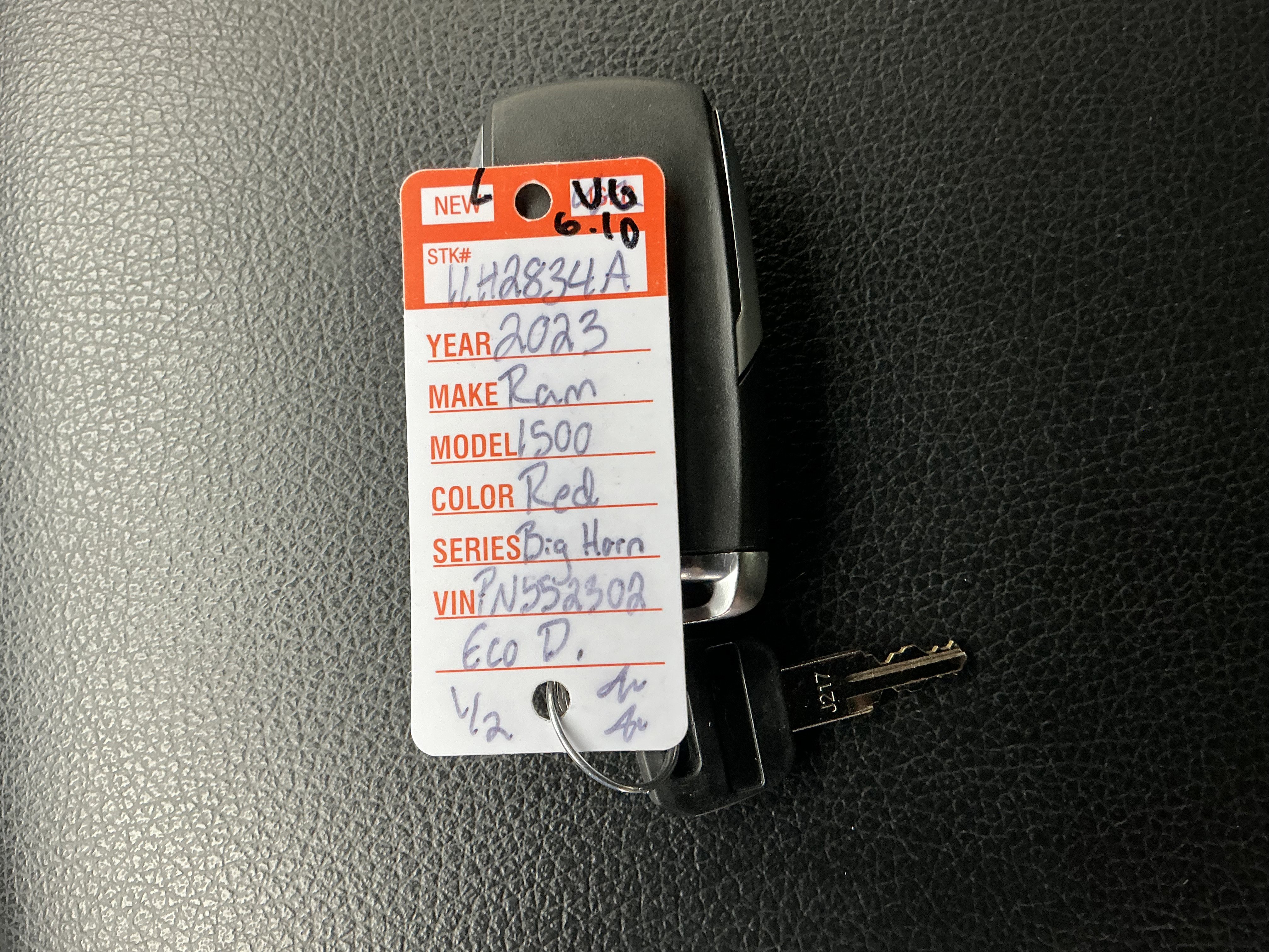 Used 2023 Flame Red Clearcoat Ram Big Horn image 8