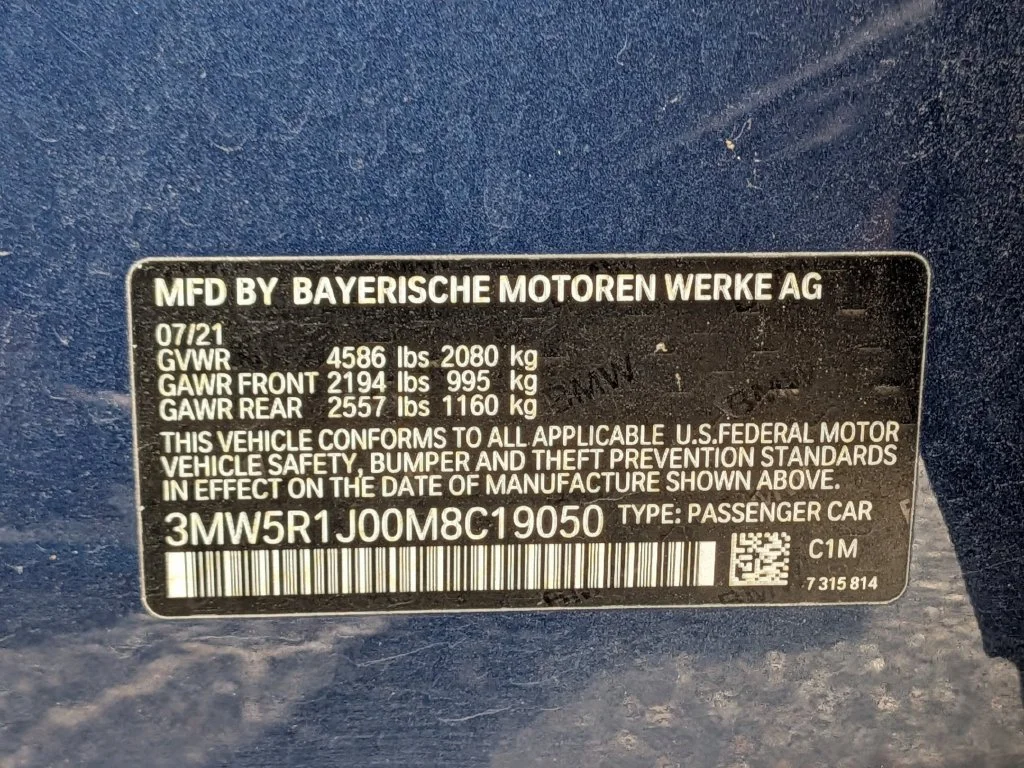 Used 2021 Blue BMW 330i image 24