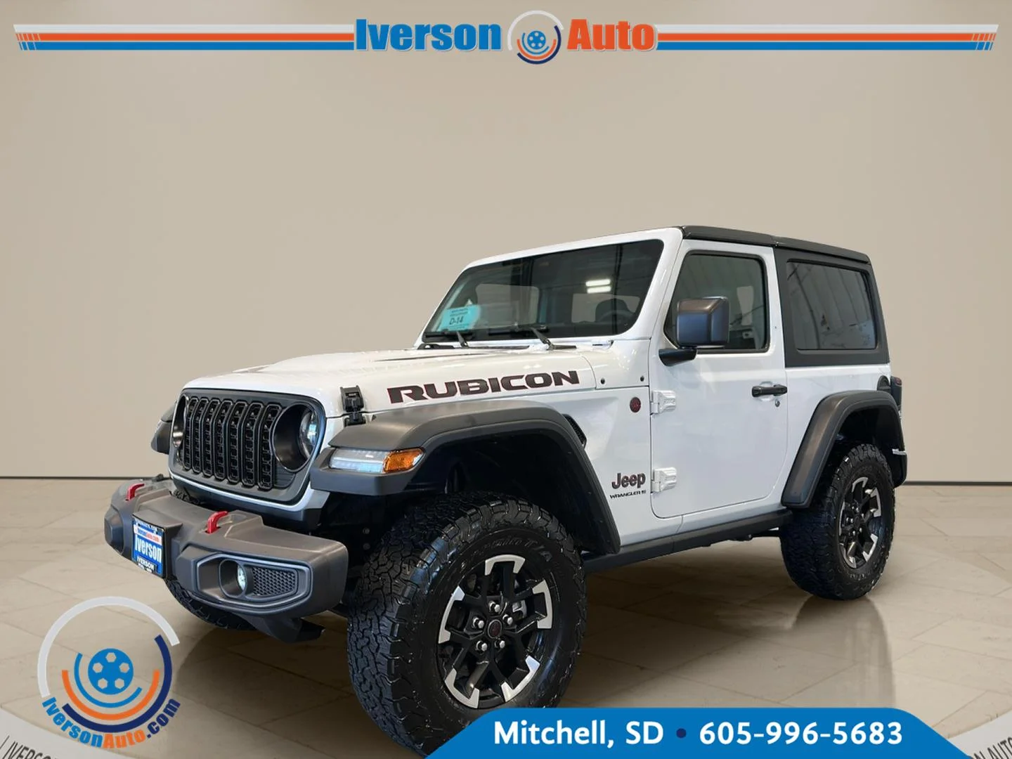 Used 2026 Bright White Clearcoat Jeep Rubicon image 3