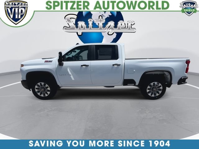 2026 Chevrolet Silverado 2500 HD Custom White at Spitzer Autoworld Chevy Buick GMC Cadillac
