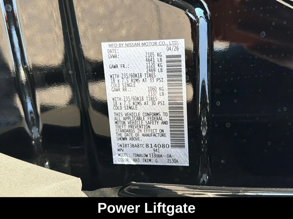 Used 2026 Black Nissan SV image 31