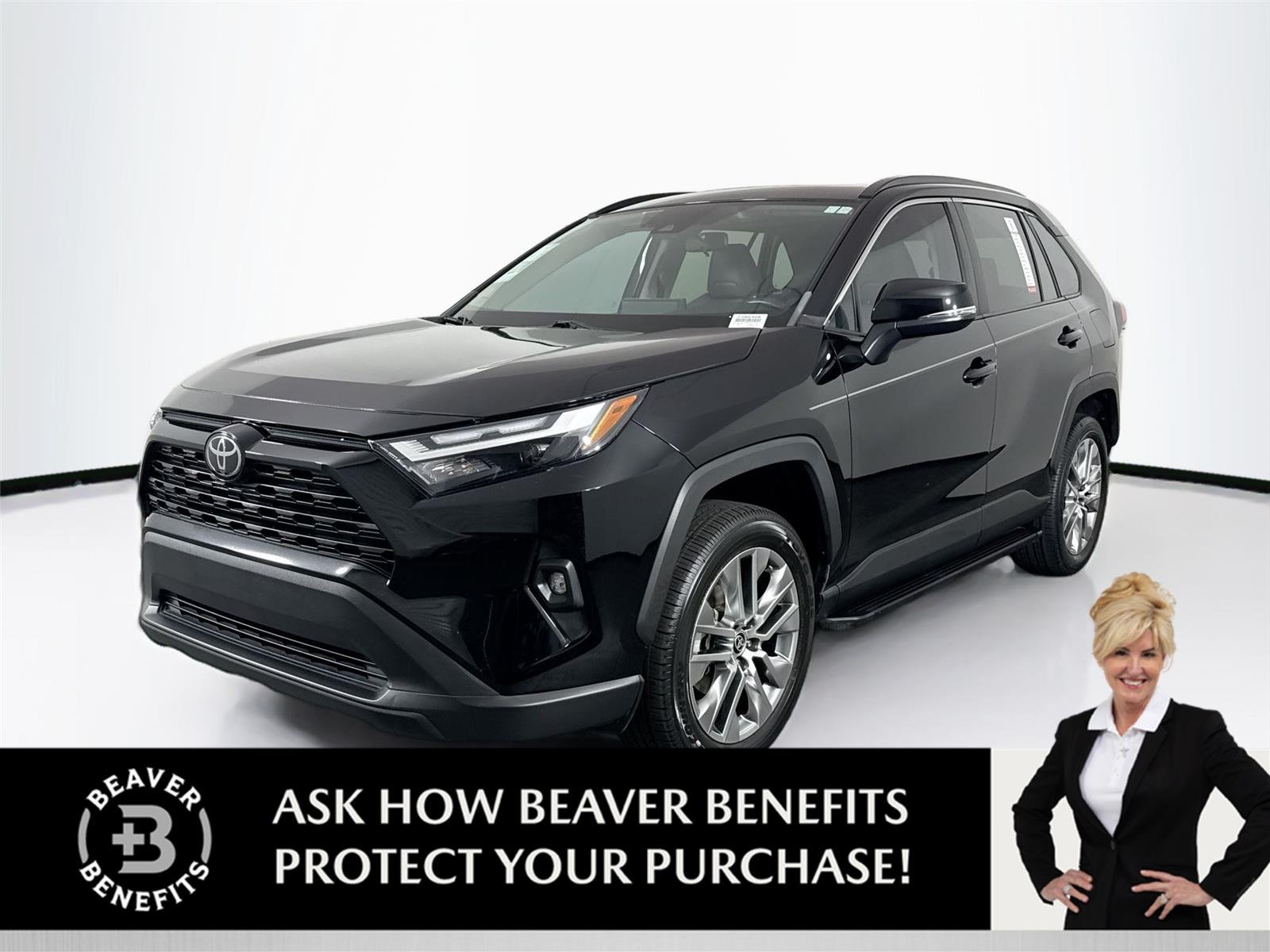 Certified Used 2022 Midnight Black Metallic Toyota XLE Premium image 1