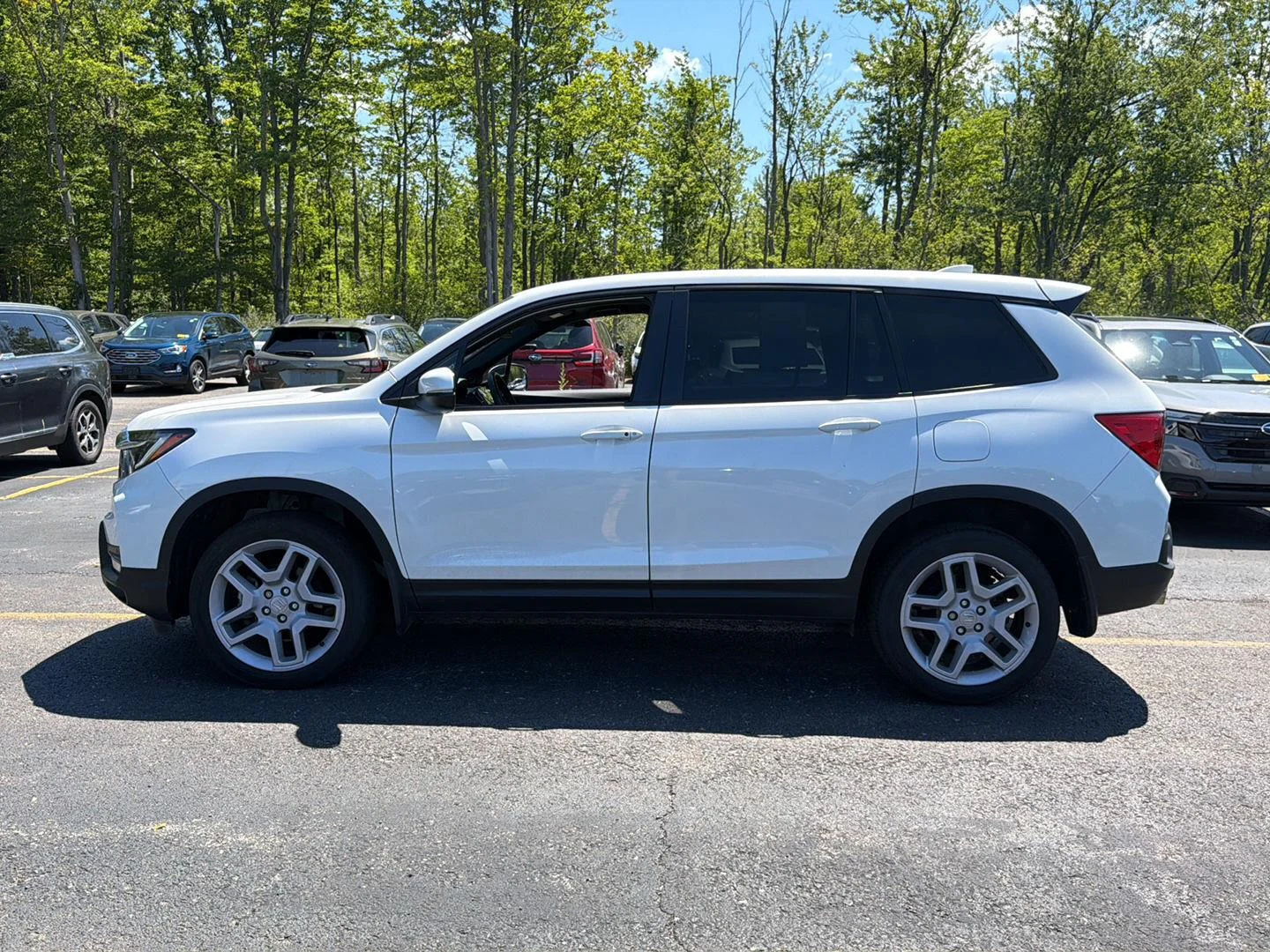 Used 2024 Platinum White Pearl Honda EX-L image 11