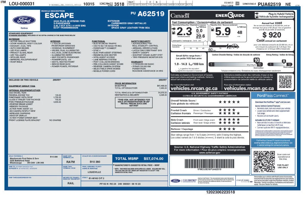 Used 2023 Gray Ford Base image 2