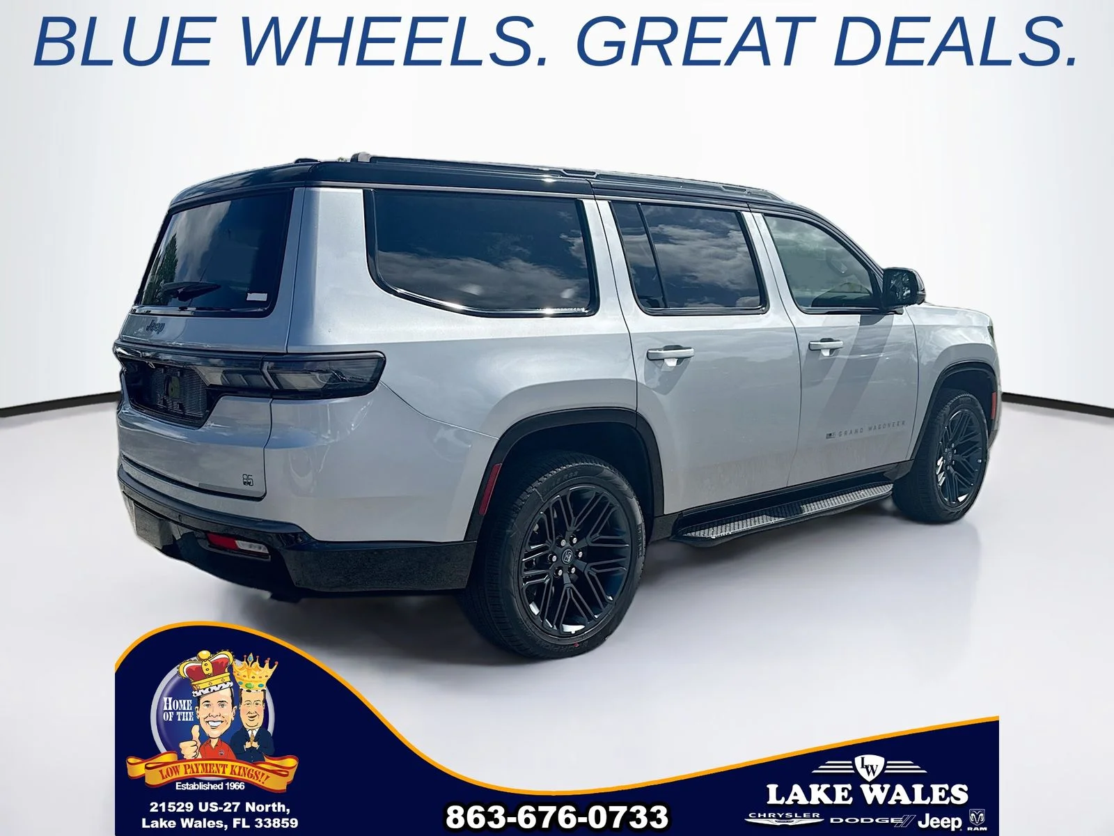 New 2026 Silver-Zynith Exterior Paint Jeep Grand Wagoneer image 6