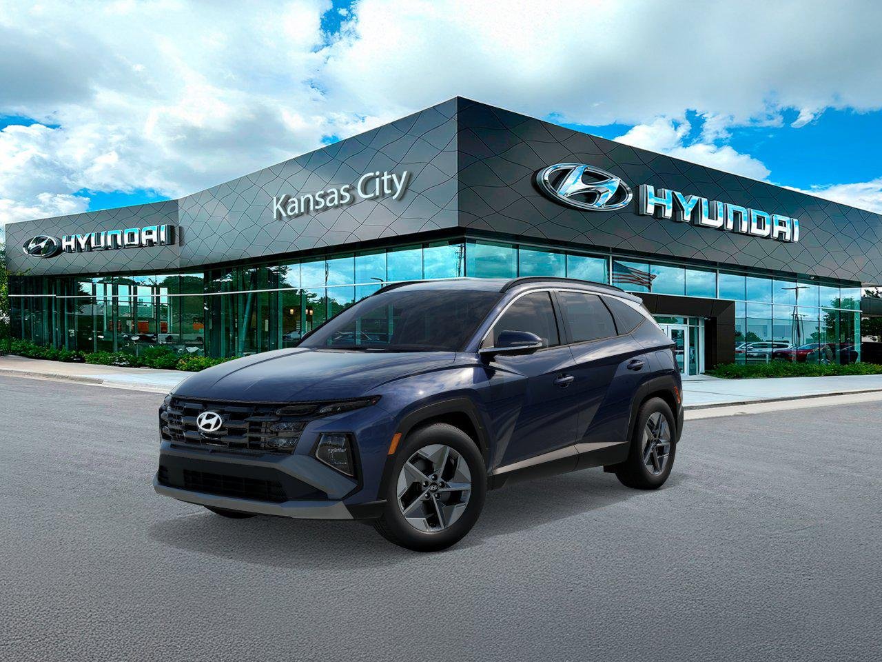 New 2026 Atlantis Blue Hyundai SEL Premium FWD image 1