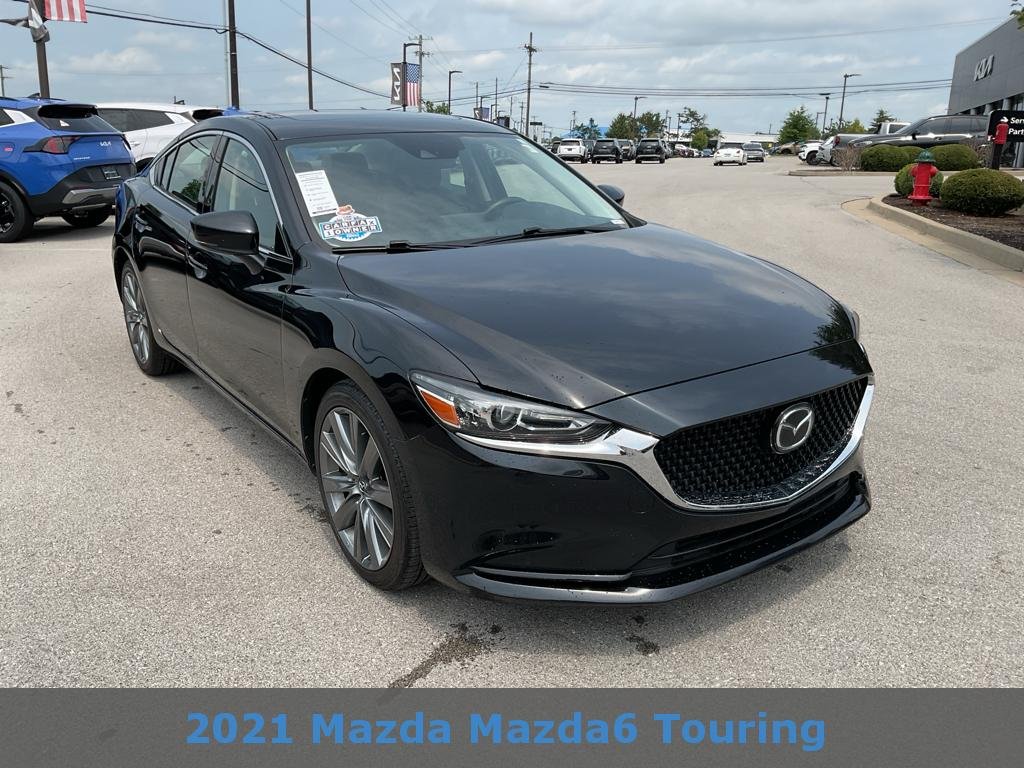 Used 2021 Jet Black Mica Mazda Touring image 2