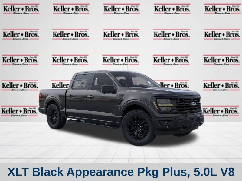 New 2026 Agate Black Metallic Ford XLT image 1