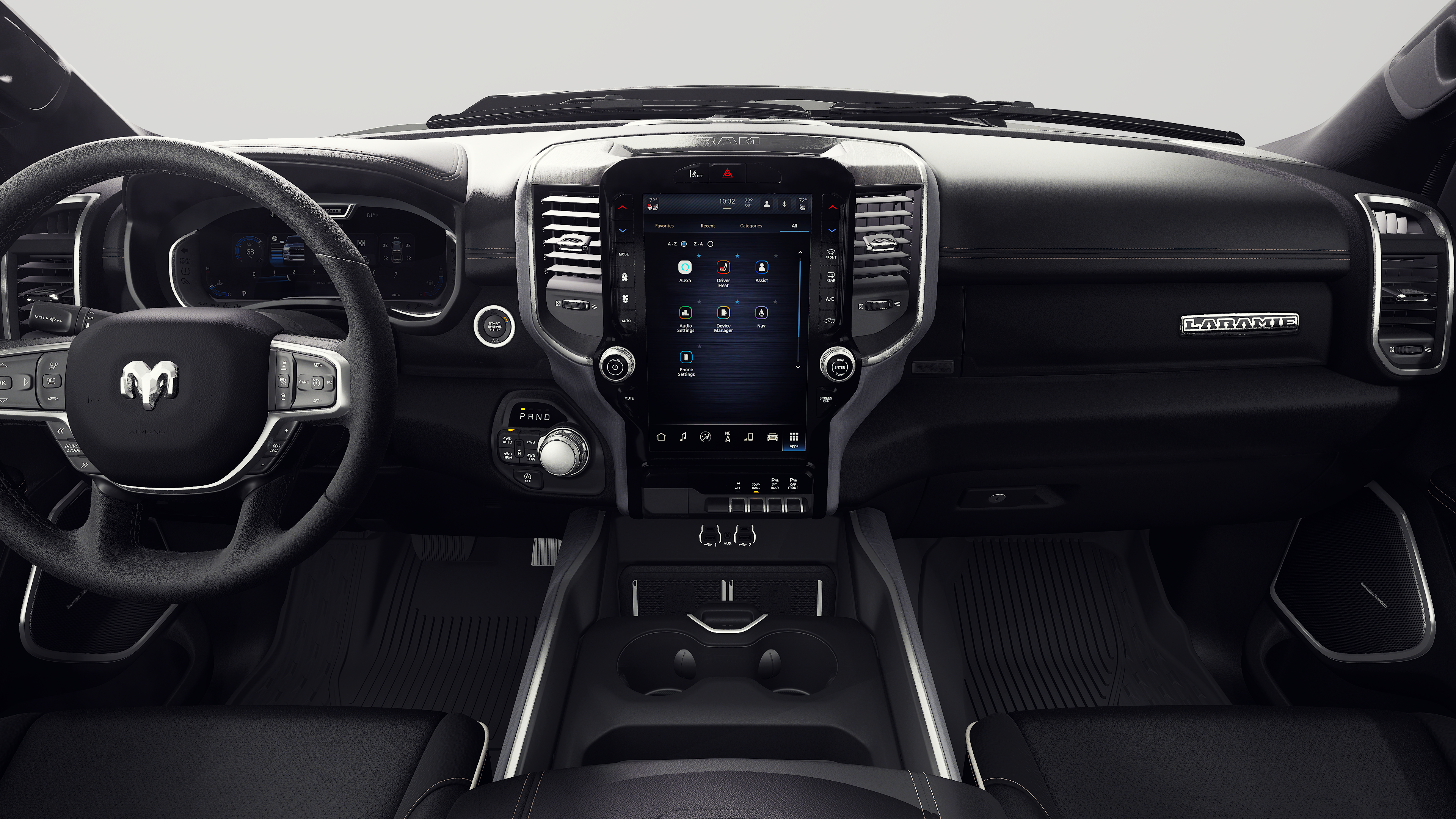 New 2027 Diamond Black Crystal Pearl-Coat Exterior Paint RAM LARAMIE image 32