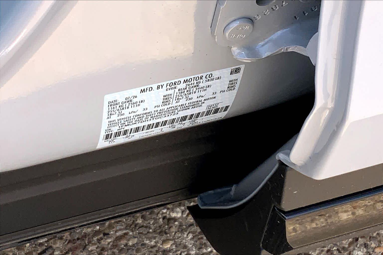 New 2026 Space White Metallic Ford Active w/200A Pkg image 21