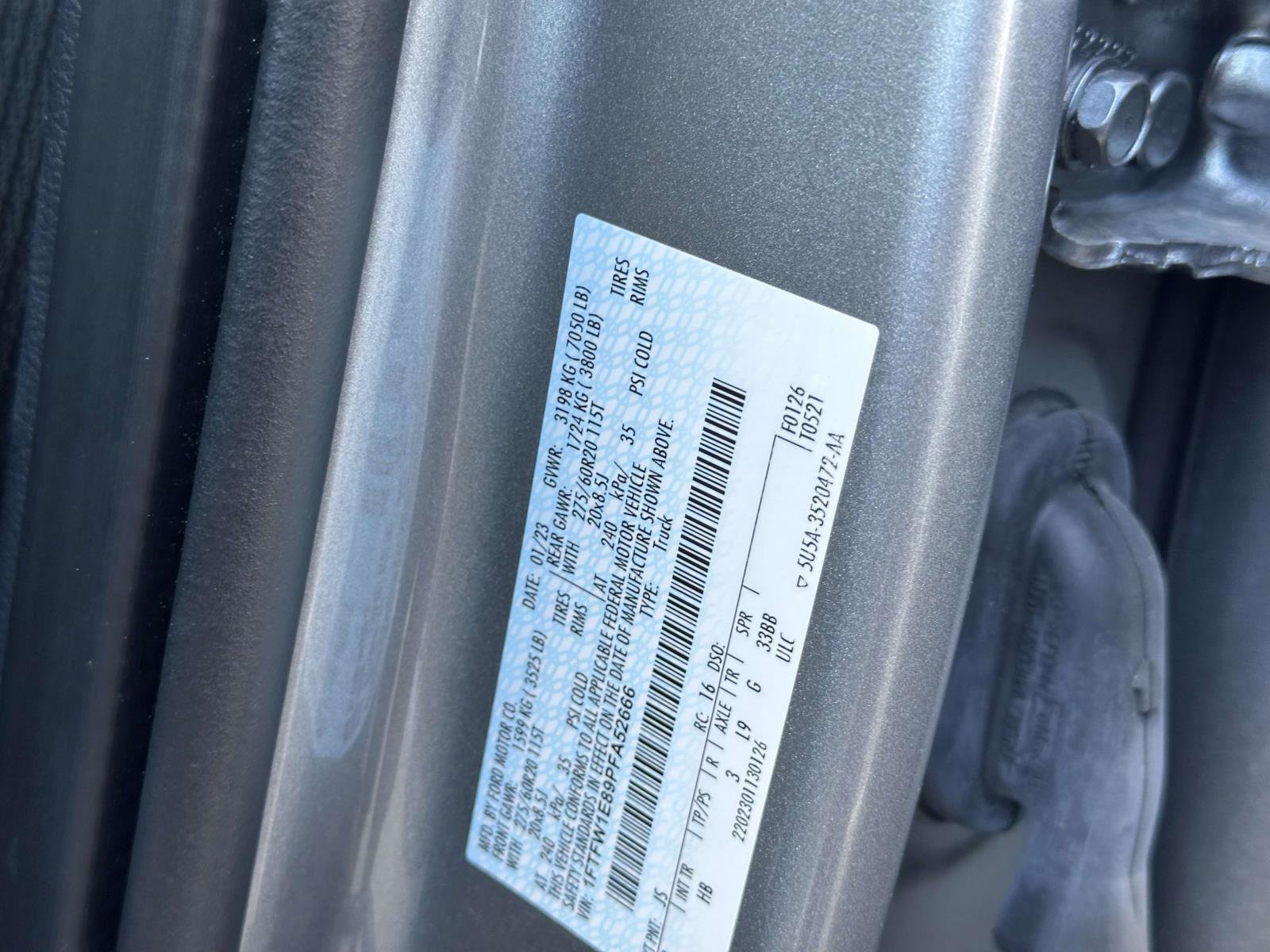 Certified Used 2023 Silver Metallic Ford LARIAT image 15