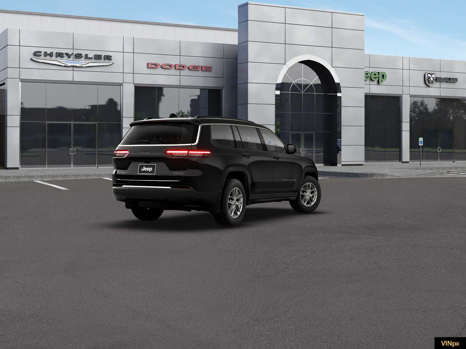 New 2026 Diamond Black Crystal Pearlcoat Jeep Laredo X image 7
