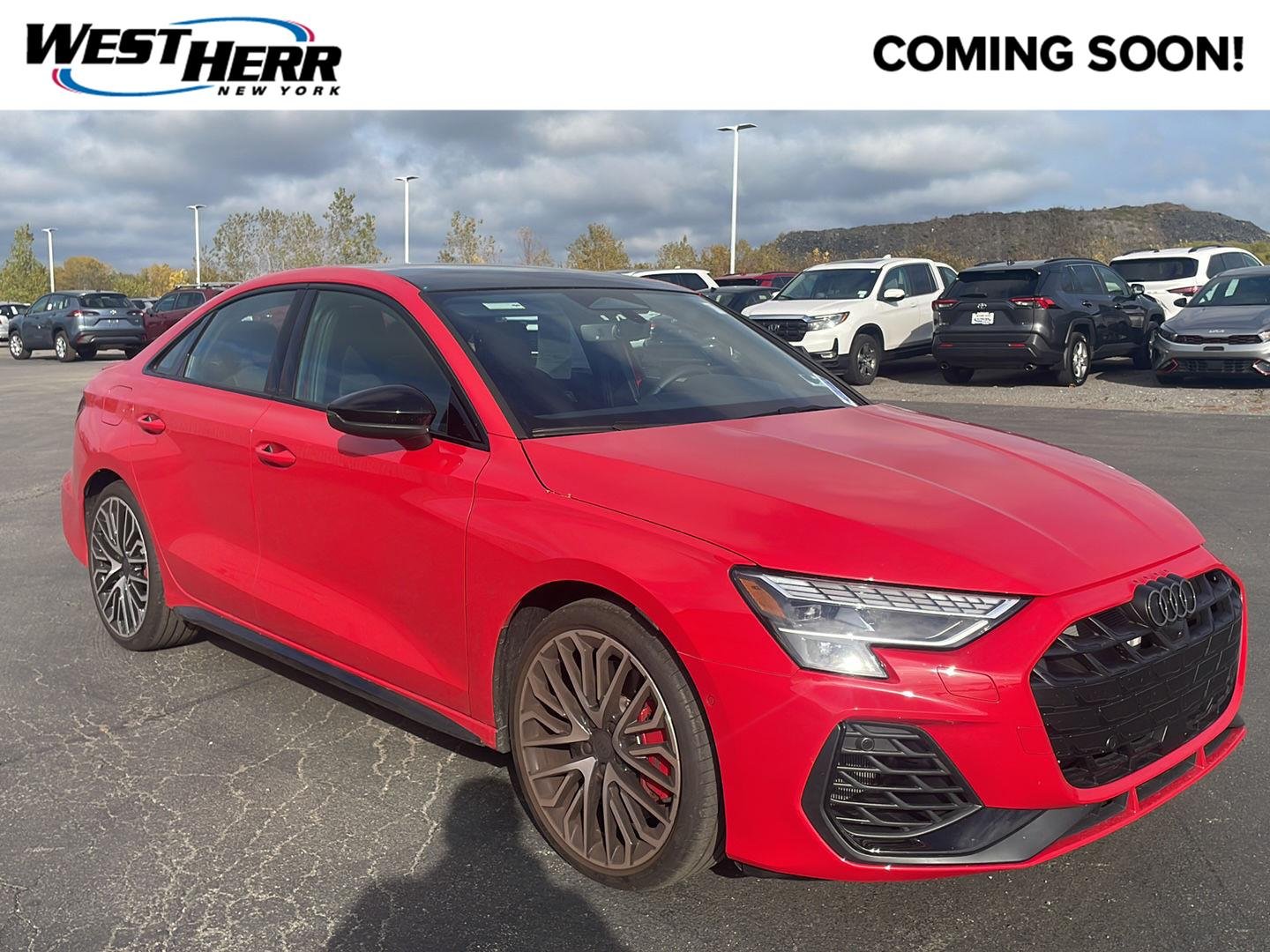 Used 2026 Progressive Red Metallic Audi  image 1