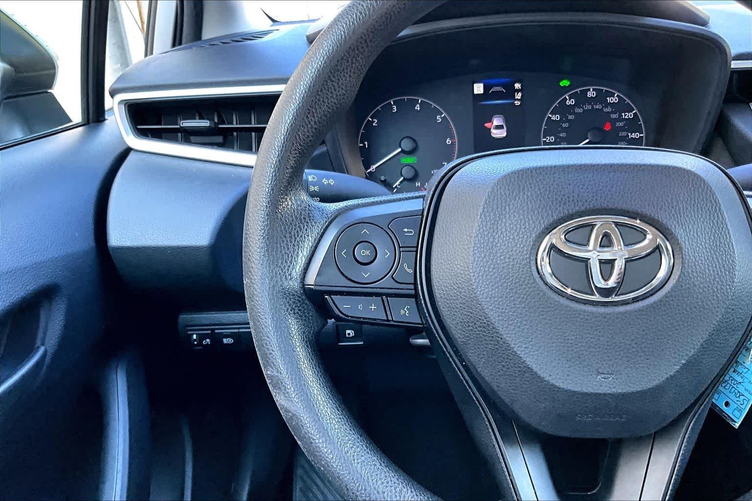 Used 2025 Classic Silver Metallic Toyota Hybrid LE image 24