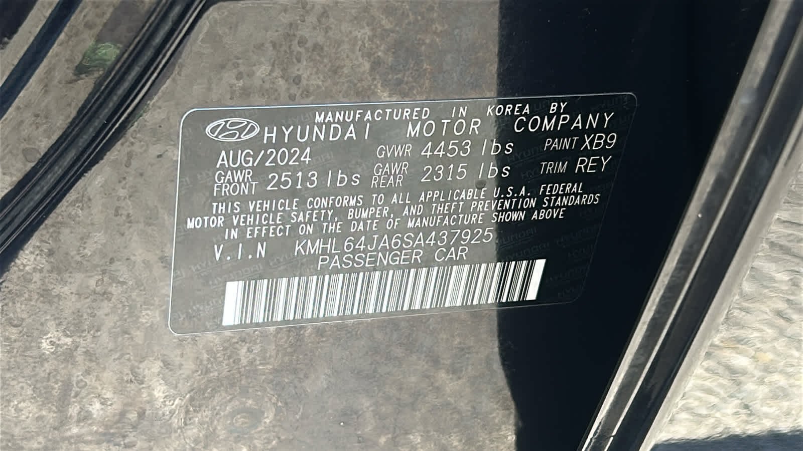 Certified Used 2025 Carbon Blue Hyundai SEL image 30