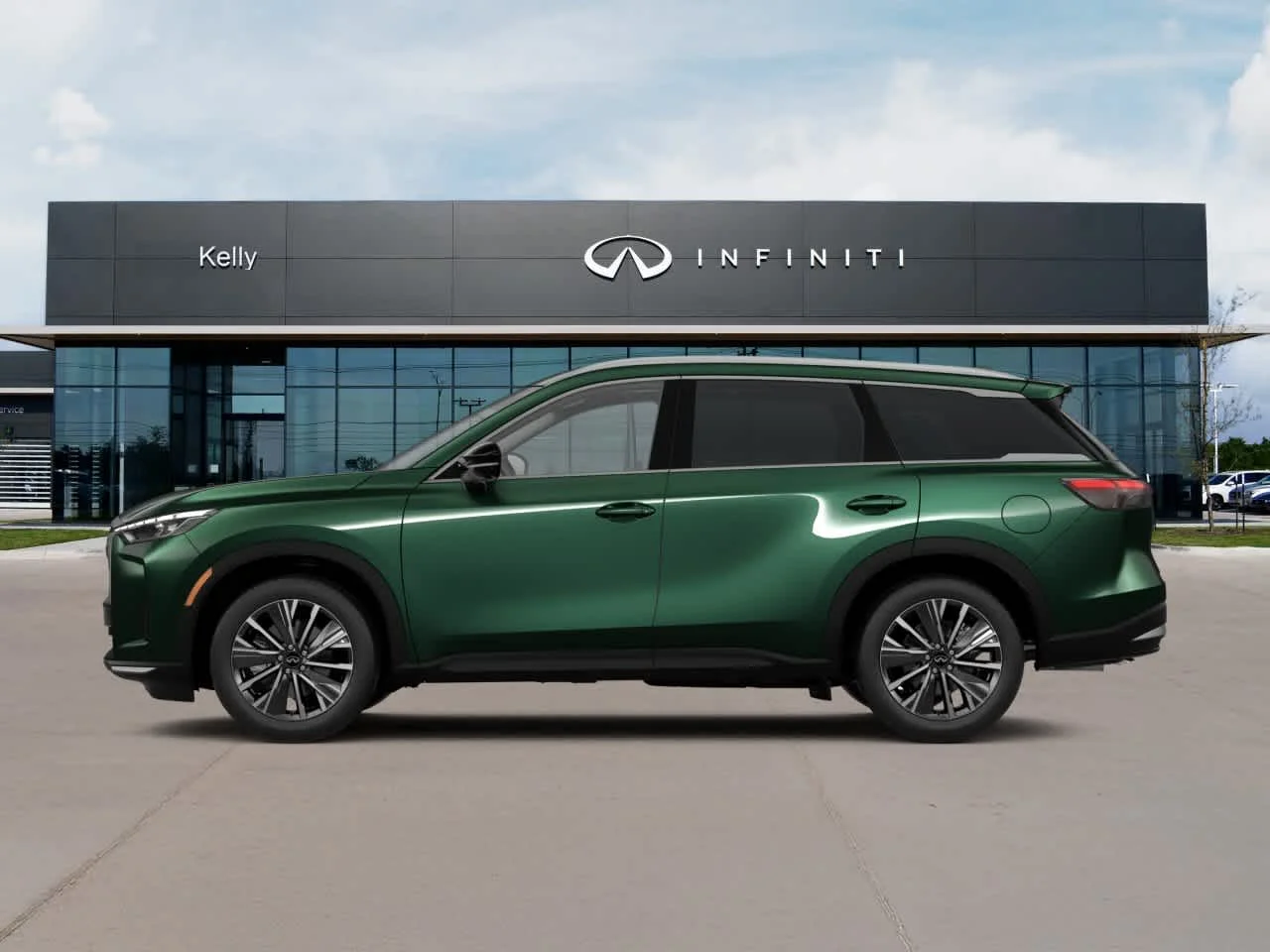 New 2027 Deep Emerald INFINITI Luxe AWD image 3