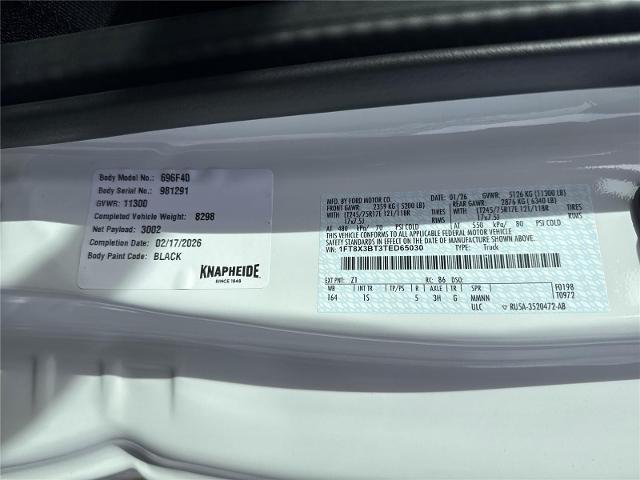 New 2026 Oxford White Ford F-350® XL image 21