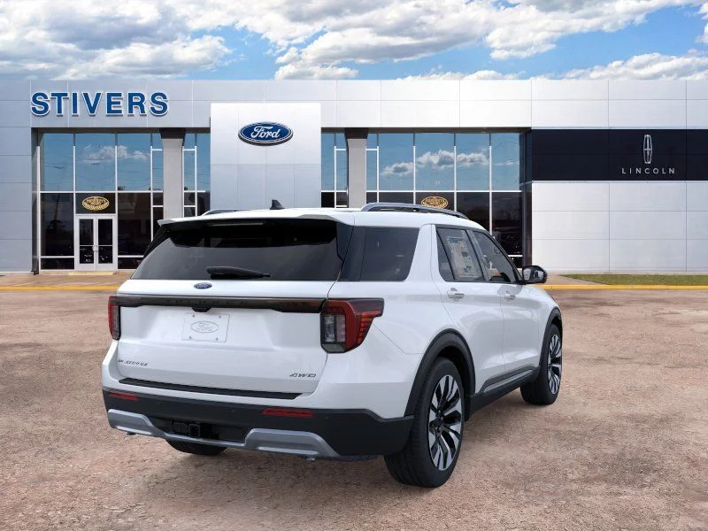New 2026 Star White Metallic Tri-Coat Ford Platinum image 8