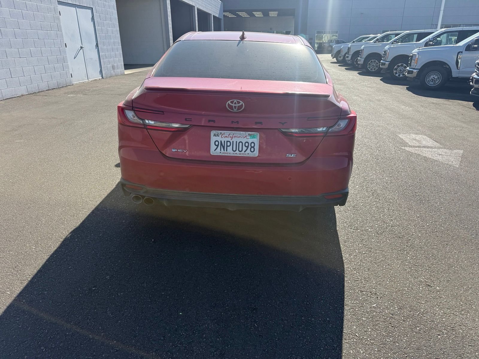 Used 2025 Red Toyota SE image 4