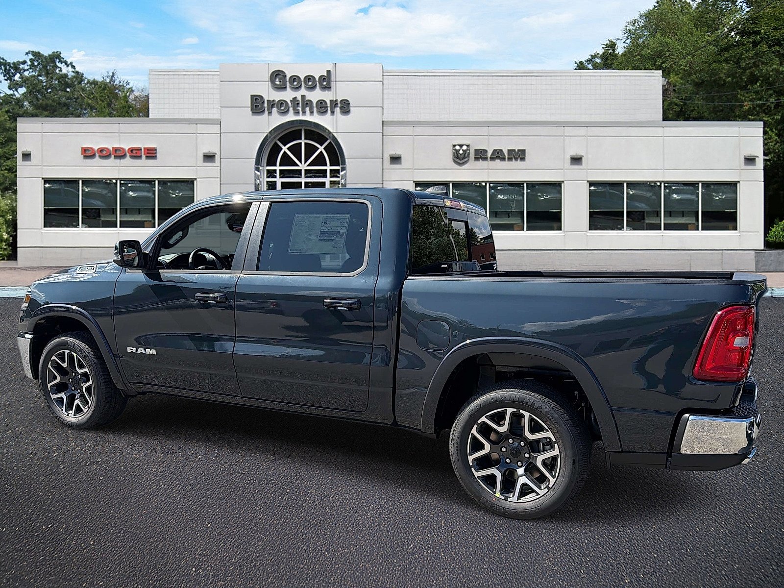 New 2027 Forged Blue Metallic Exterior Paint RAM Laramie image 3