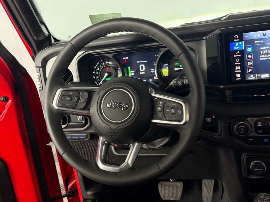 Certified Used 2025 Red Jeep Sahara 4xe image 15