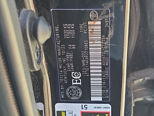 Certified Used 2024 Black Toyota SE image 15