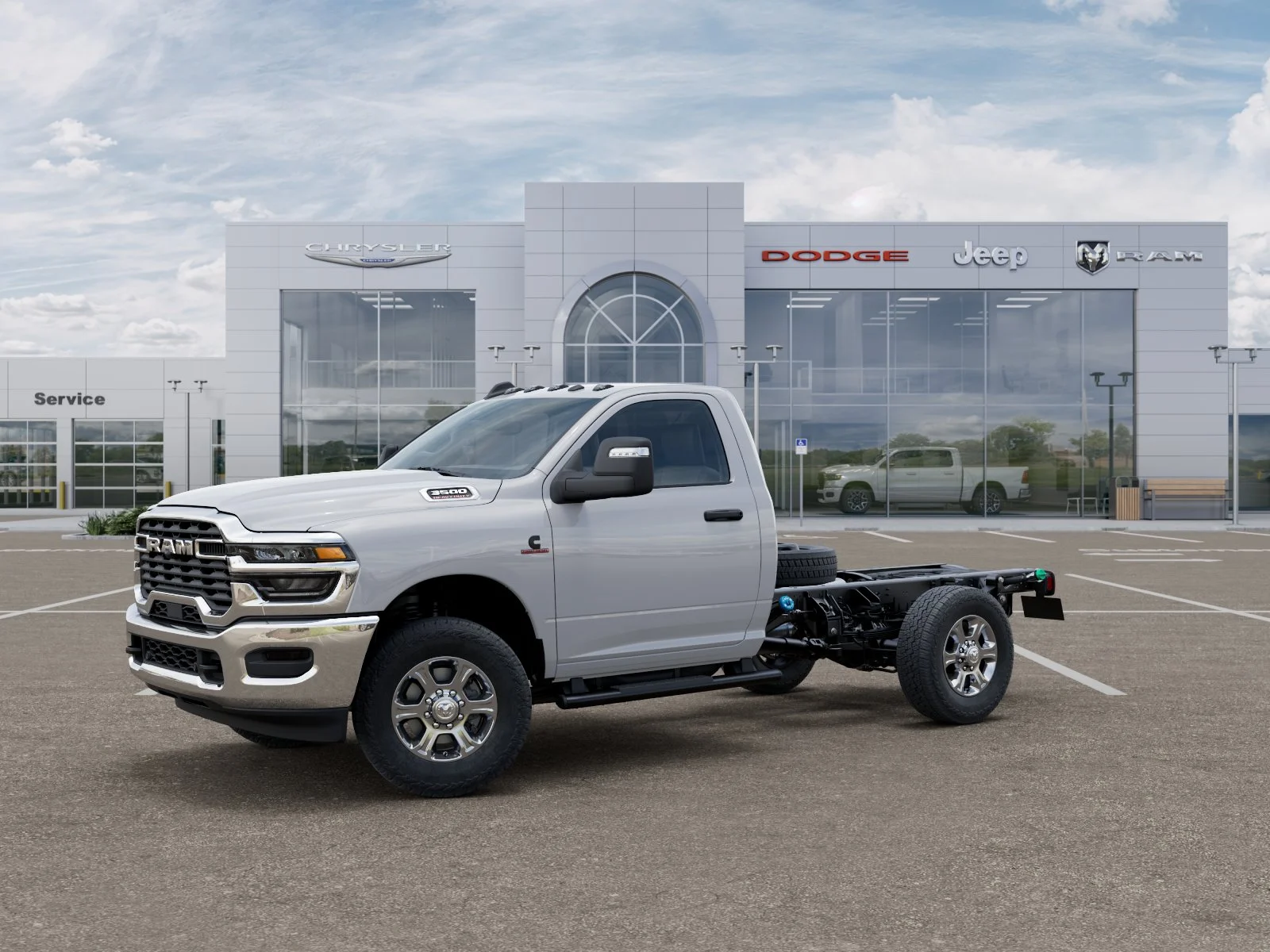 New 2026 Bright White Clear-Coat Exterior Paint RAM Tradesman image 30