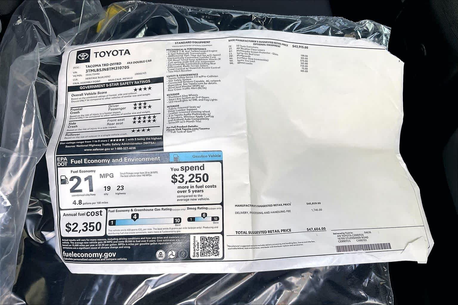 New 2026 Heritage Blue Toyota TRD Off Road image 22