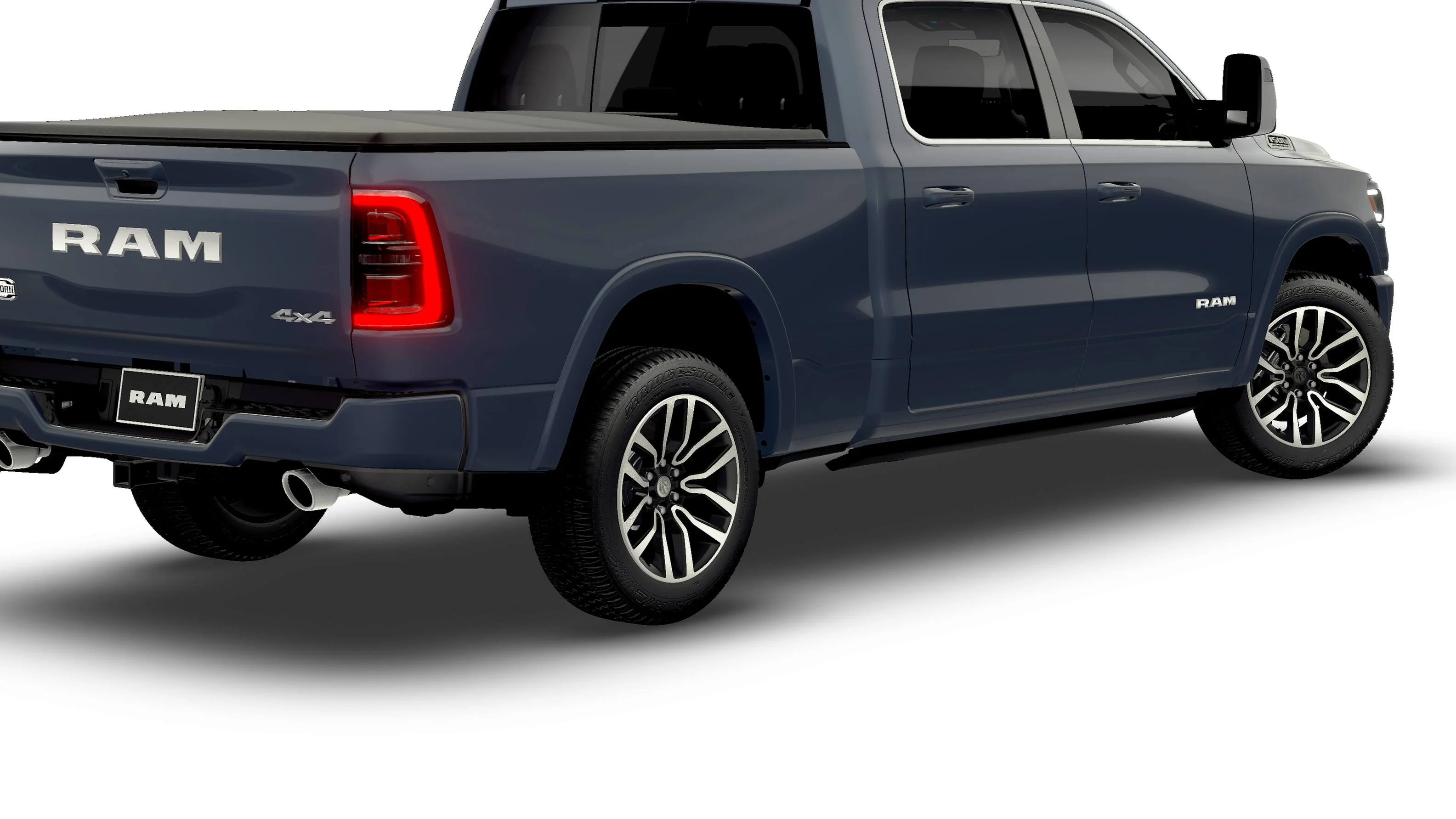 New 2026 Forged Blue Metallic Exterior Paint RAM Limited Longhorn image 2
