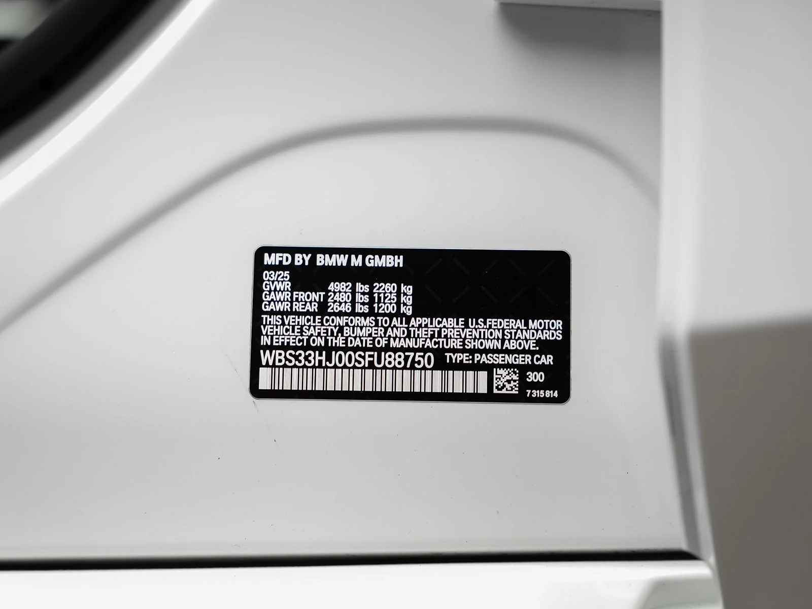 Used 2025 White BMW Competition image 63