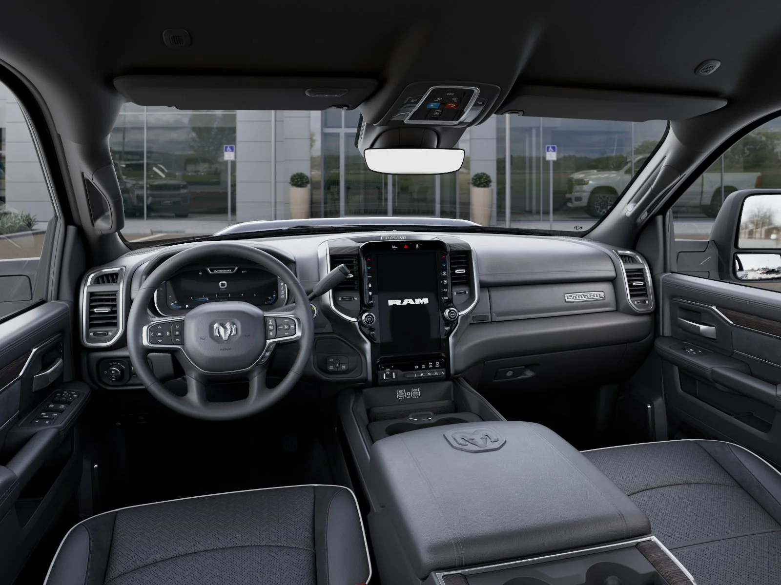 New 2026 Diamond Black Crystal Pearl-Coat Exterior Paint RAM Laramie image 41