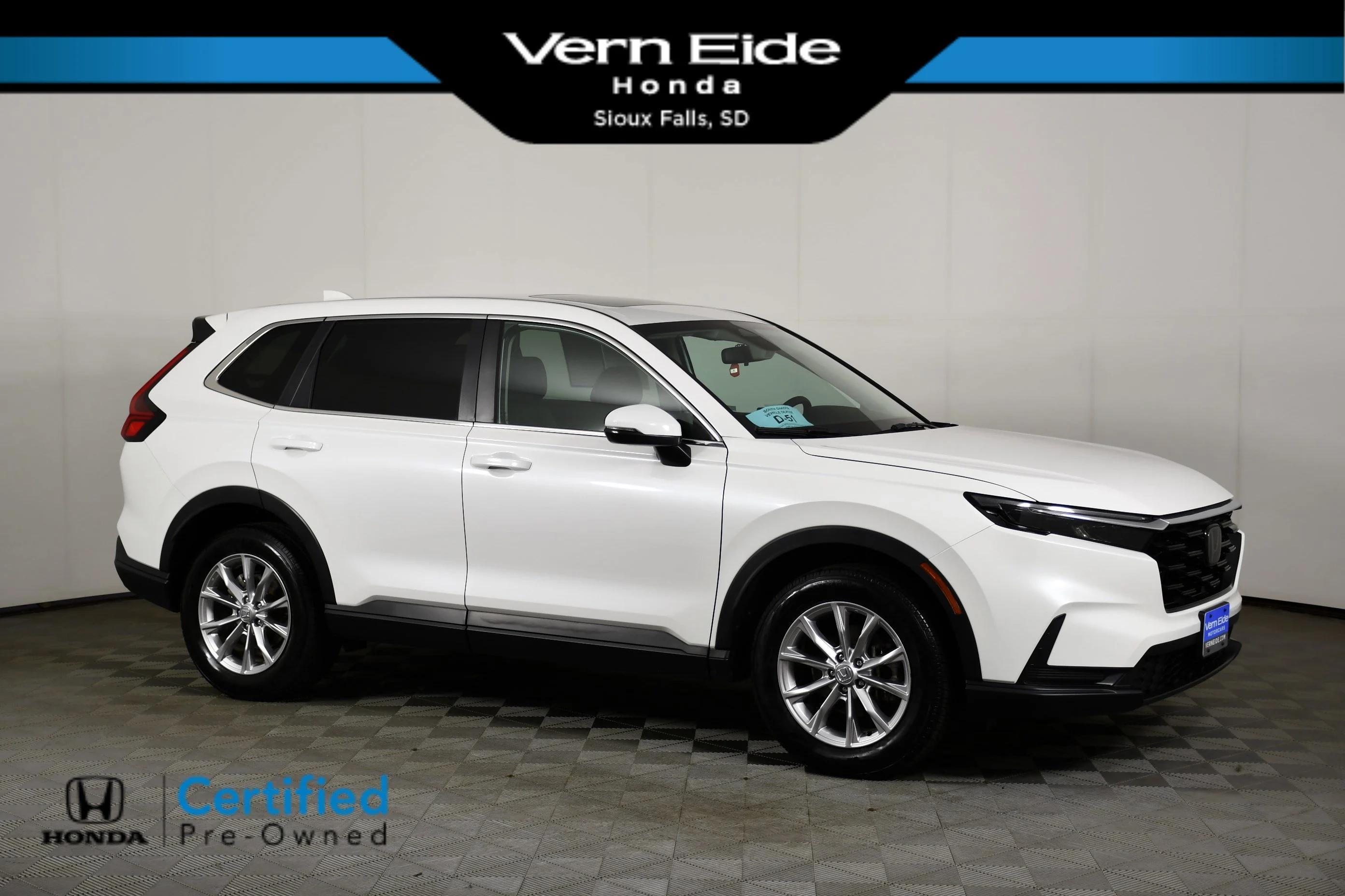 Certified Used 2024 Platinum White Pearl Honda EX image 1