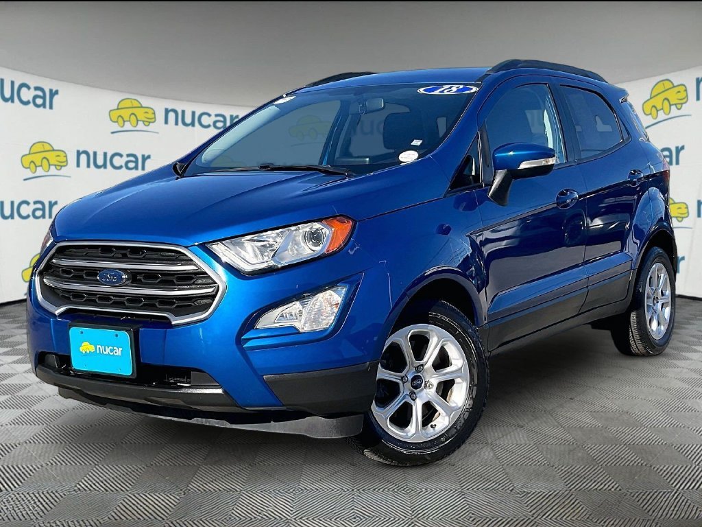 Used 2018 Blue Ford SE image 3