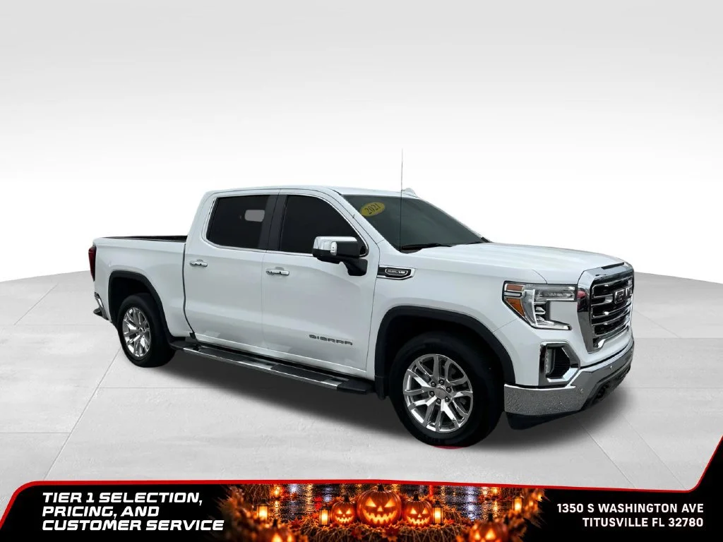 Certified Used 2021 SUMMIT WHITE GMC SLT image 8