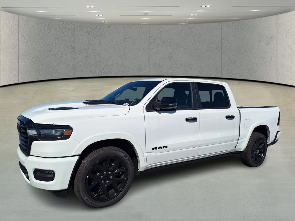 New 2026 Bright White Clear-Coat Exterior Paint RAM Laramie image 1