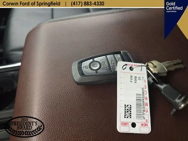 Certified Used 2023 Iconic Silver Metallic Ford Lariat image 33