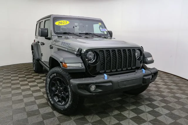 Used 2023 Gray Jeep Willys 4xe image 3