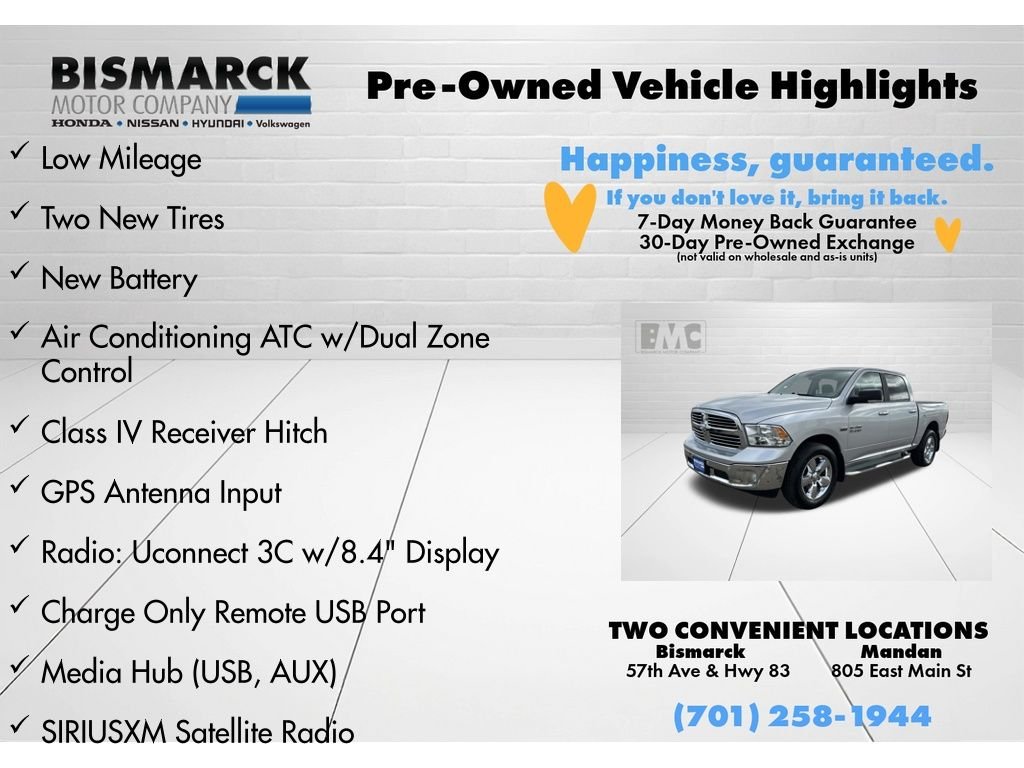 Used 2017 Silver Ram Big Horn image 5