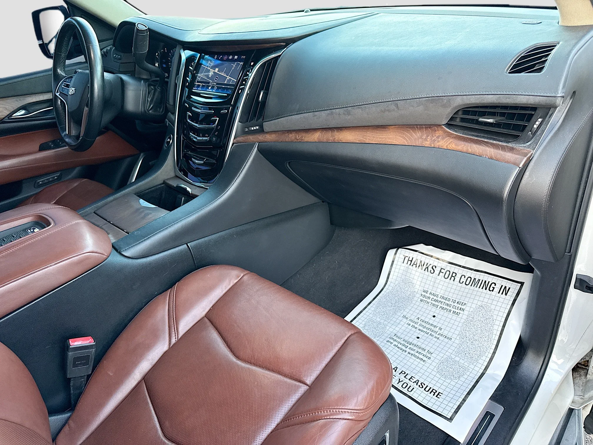 Used 2016 Crystal White Tricoat Cadillac Luxury Collection image 14