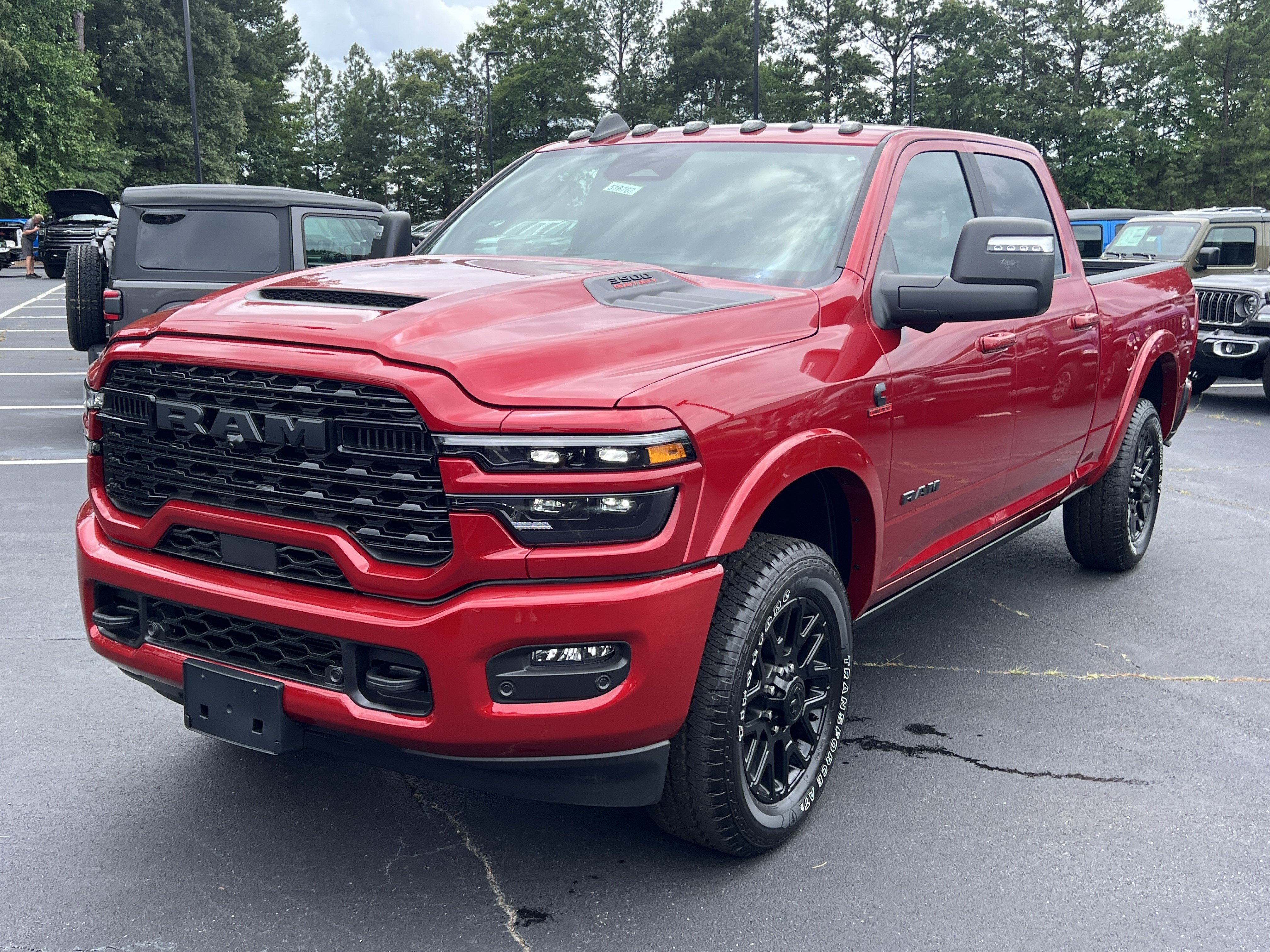 New 2026 Molten Red Pearlcoat Ram Limited image 3