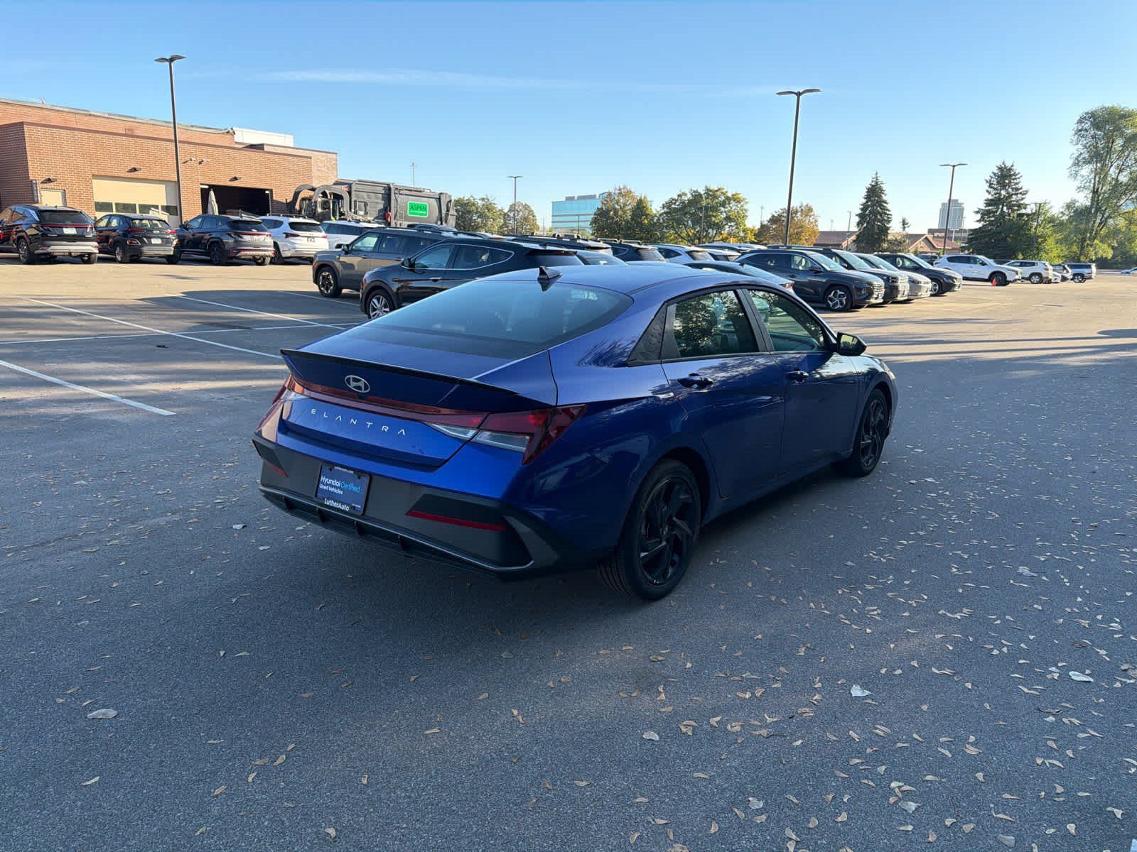 Certified Used 2026 Intense Blue Hyundai SEL Sport image 2