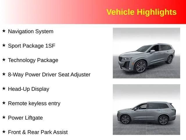 Used 2023 Silver Cadillac Sport image 3