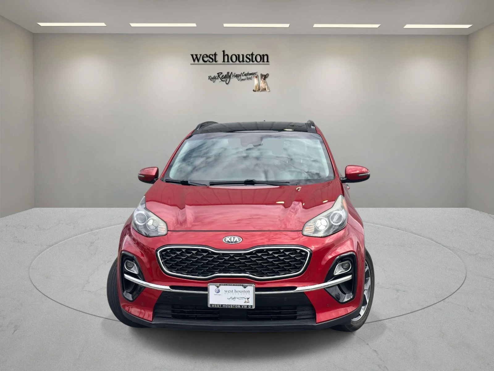 Used 2021 Hyper Red Kia EX image 2