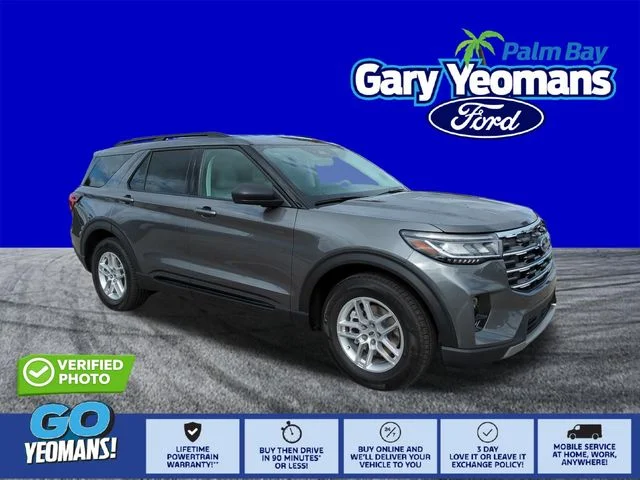 New 2026 Carbonized Gray Metallic Ford Active image 1