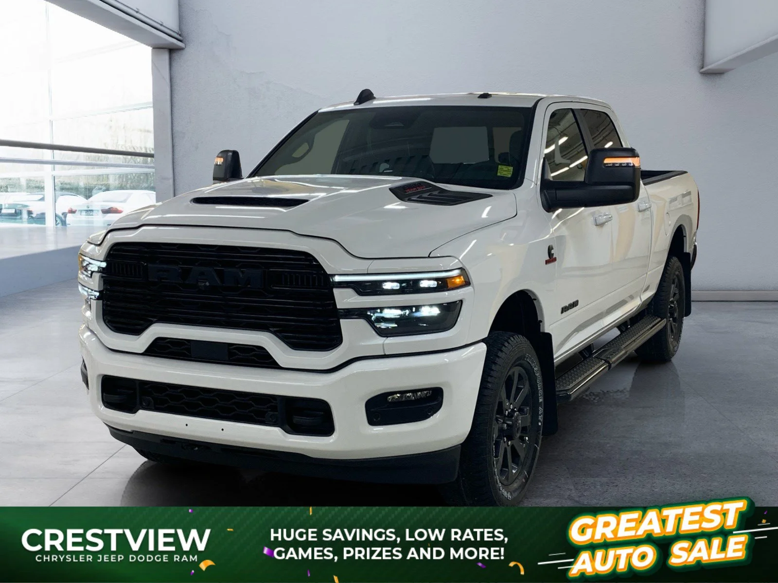 New 2026 Bright White Ram Laramie image 1