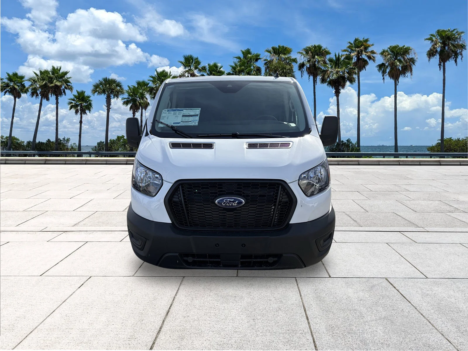 New 2025 Oxford White Ford Cargo Van image 3