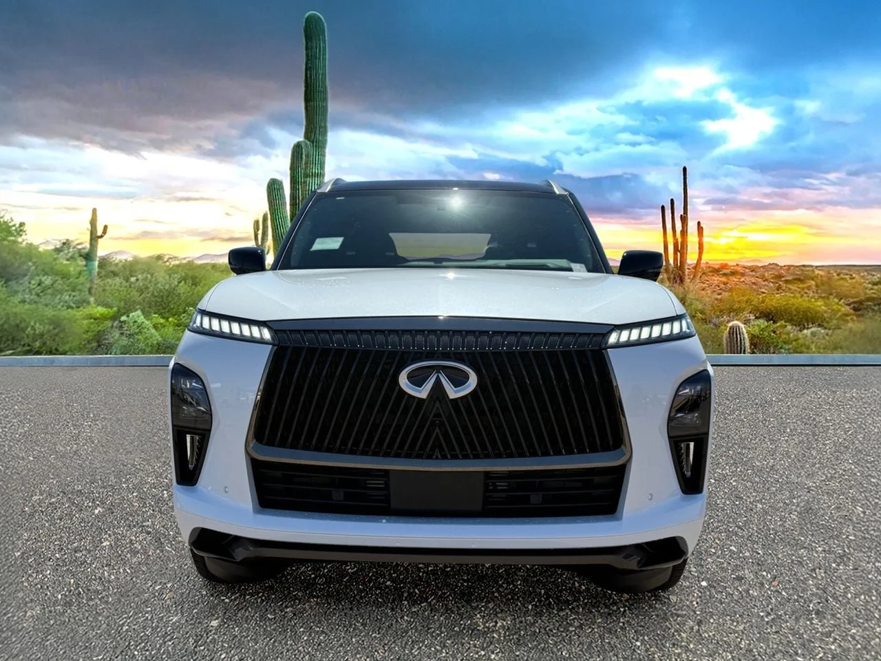 New 2026 Radiant White/Black Obsidian INFINITI AUTOGRAPH image 5