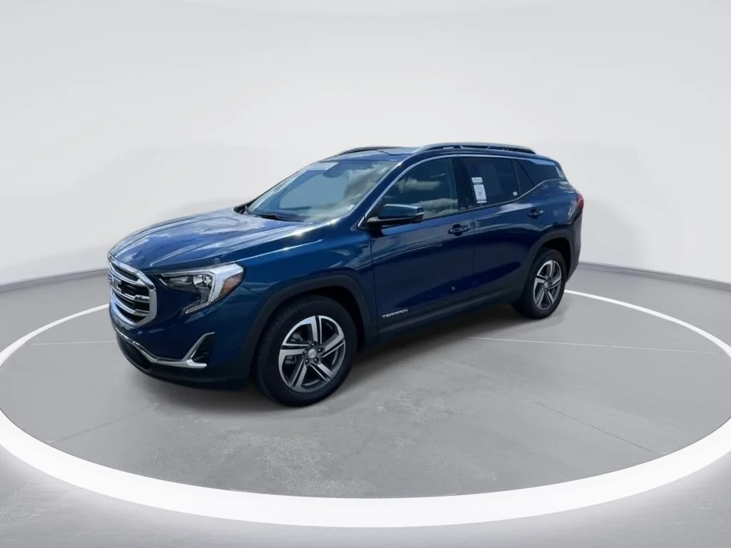 Used 2021 Blue GMC SLT image 4